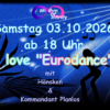 I love „Eurodance“ am 03.10.2026 ab 18 Uhr